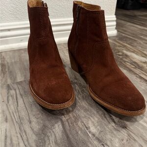 A.P.C  RUE MADAME PARIS Suede Leather Ankle boots